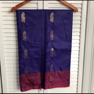 Gorgeous lightweight silk katan saree with blouse